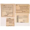 Image 1 : Four Different Early Pennsylvania Turnpike Road Stocks [165865]