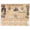 Image 1 : Republic of Texas Government Bond, $100, 1841, Issued to DeMorse [167065]