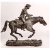 Image 3 : Cowboy and his Horse a Bronze by Stellon Art Foundry [162507]