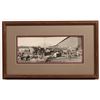 Image 1 : Montana Cowboy Framed Panorama Photo [167621]