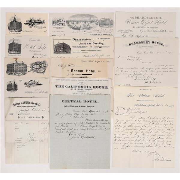 Hotel Letterheads, Some Pictorial [167818]