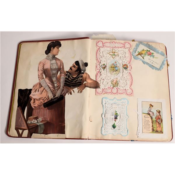 Embossed French Family Scrap Book [168060]