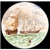Image 1 : Circular Hand Painted Ships on Ceramic, c. 1860's [165063]