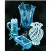 Image 1 : Fenton and Northwood Vintage Art Glass Pieces -Lot of 4  [156991]