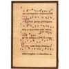 Image 1 : Latin Music Velum, Circa 1700 [167513]