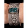 Image 1 : Stippled Sterling Sand Cast Cuff [124889]