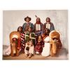 Image 1 : Ute Chief Sevara & Family Chromolitho Print [166675]