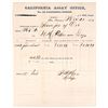 Image 1 : California Assay Office Memorandum Possibly for Comstock Silver [166943]