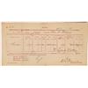 Image 1 : Carson City Mint Memorandum of Gold Bullion, 1887 [164608]