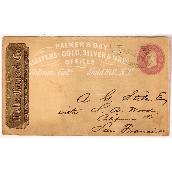 Palmer & Day, Assayers, Gold Hill, Nevada Territory Wells Fargo Cover [164604]