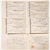 Image 1 : Gould & Curry Mining Co. Assays for the Savage Mine, Six Pieces [164682]