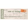 Image 1 : Gould & Curry Mining Co. Check Issued to Assayer Gideon E. Moore [164600]