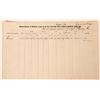 Image 1 : Savage Co. Assay Office Memorandum of Bullion for Evans Mill [164669]