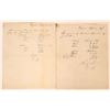 Image 1 : Theall & Co. Important Assays for "Bonanza King" James G. Fair as Supt. [164667]