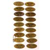 Image 1 : Anaconda Brass Equipment Tags, 17 [163776]