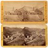 Image 1 : Two Silver City Stereoviews of the Silver Hill Mine near the Comstock Discovery Site [164586]