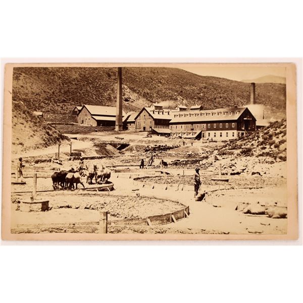 Gould & Curry Mill CDV, Virginia City, Nevada, c.1864 [164579]