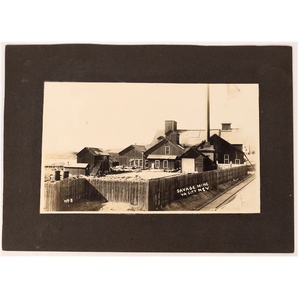 Savage Mine, Virginia City, Nevada Mounted Photograph [164659]