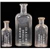 Image 1 : Ed A Seiwell Denver Medicine Bottles, 3 [164922]