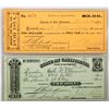 Image 1 : California Poll Tax Receipts w/ Facsimile Poll Tax Stamp, 1874-75 [167581]