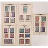 Image 2 : Regular Series of 1954 Plate Blocks with Exemplary $5 Block [163797]