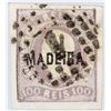 Image 1 : Portugal/Madeira, 1868 First Issue 100r [162329]