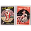 Image 1 : 1959 Topps Maris and F. Robinson Cards in Excellent Condition [165369]