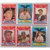 Image 1 : 1959 Topps High Number All Star Cards ( Kaline, Banks, Spahn, etc.) [165363]