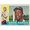 Image 1 : 1960 Topps Baseball; Hank Aaron!!! [164736]