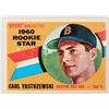 Image 1 : 1960 Topps Baseball; Carl Yastrzemski Rookie Card [164733]