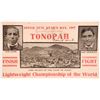 Image 1 : Gans vs Herman Fight Tonopah Announcement Post Card [166355]