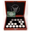 Image 1 : Morgan Dollars in a Wooden Case [164201]