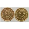 Image 2 : 1904 Gold $1 Lewis & Clark, Two Pieces [166557]