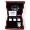 Image 1 : American Eagle Silver Dollars in Wooden Case [164202]