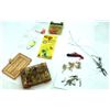 Image 1 : Assorted Jigs, Spinners, Small Fly Fishing Case