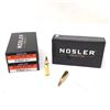 Image 1 : Nosler Ballistic Tip Varmint 22 Nosler 55 Grain BT Ammunition, 60 Rounds
