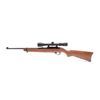 Image 2 : Ruger 10/22 Carbine Semi Auto Rifle 22 LR 18.5" Barrel Wood Stock With Scope, New