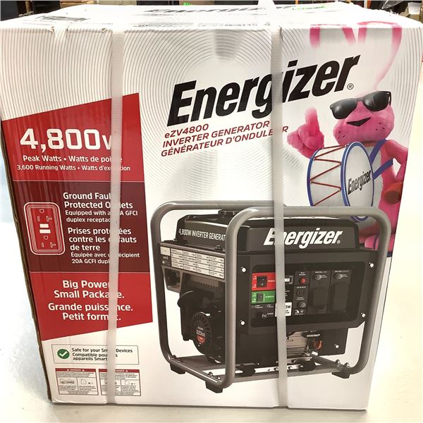 Energizer 4800 W Inverter Generator, New