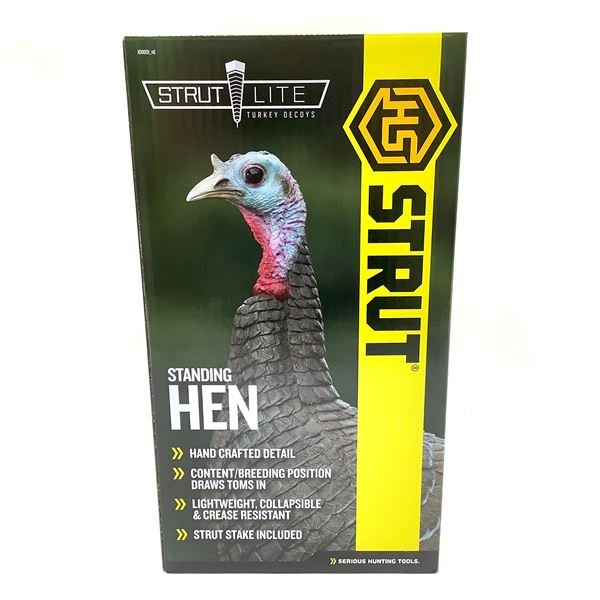 Strut Lite 'Standing Hen' Turkey Decoy with Stake, New