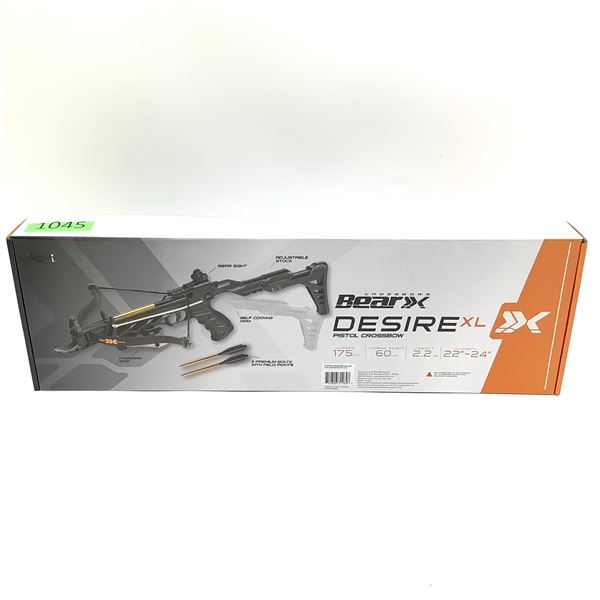 Bear Archery Desire XL Pistol Crossbow, New