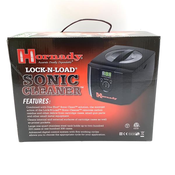 Hornady Lock N Load 120 V 1 Qt Sonic Cleaner, New