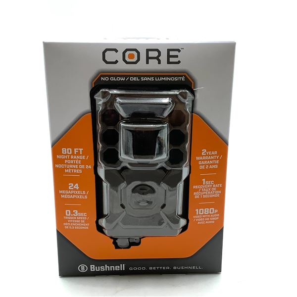 Bushnell Core 24 MP Trail Camera with 80 ft Night Range, New