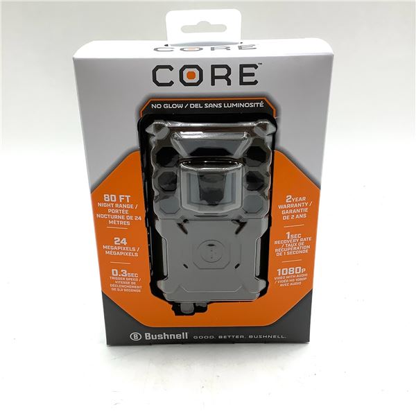 Bushnell Core 24 MP Trail Camera with 80 ft Night Range, New