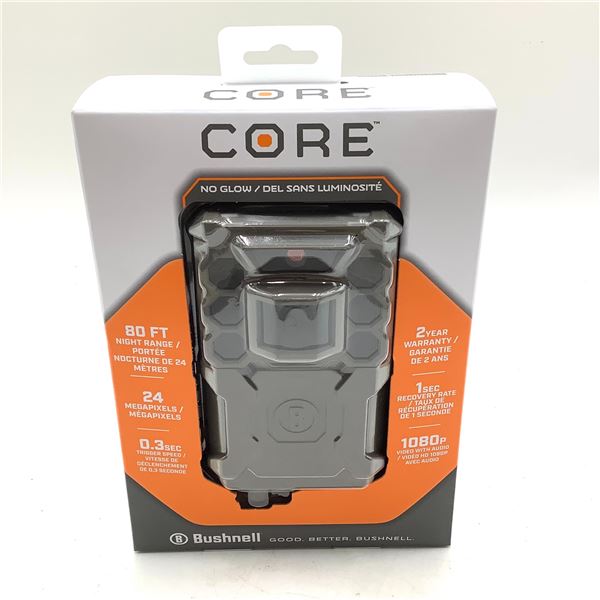 Bushnell Core 24 MP Trail Camera with 80 ft Night Range, New