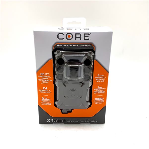 Bushnell Core 24 MP Trail Camera with 80 ft Night Range, New