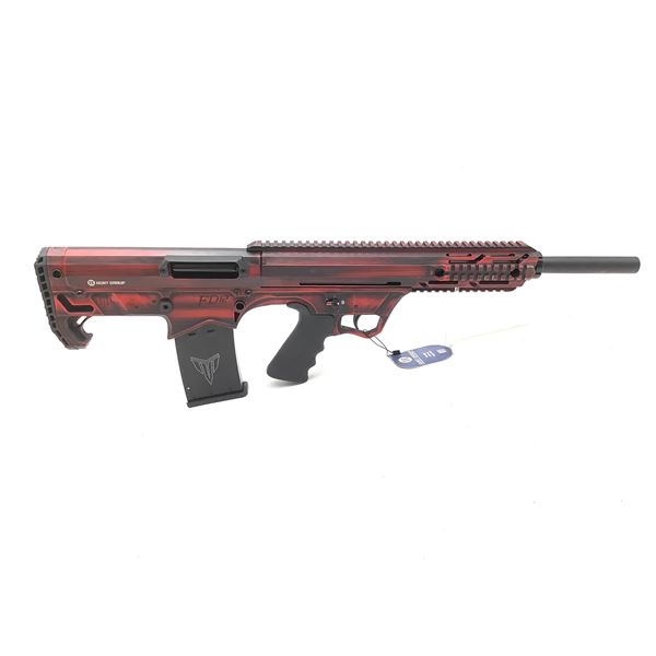 Hunt Group FD12 12Ga Semi Auto Bullpup Shotgun Distressed Red 3  Chamber 20  Barrel, Demo Model