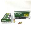 Image 1 : Remington UMC 9 mm 147 Grain FMJ Ammunition, 100 Rounds