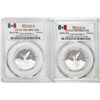 Image 1 : Lot of (2) 2016-Mo Mexico Proof 1/4 oz Silver Libertad Coins PCGS PR70DCAM