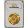 Image 1 : 1904 $20 Liberty Head Double Eagle Gold Coin NGC MS64