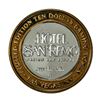 Image 2 : .999 Silver Hotel San Remo Las Vegas, Nevada $10 Casino Limited Edition Gaming Token